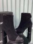 Chanel Women Suede Boots