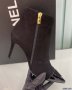 Chanel Women Leather Boot