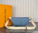 Louis Vuitton High Rise Monogram Denim