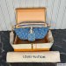 Louis Vuitton High Rise Monogram Denim