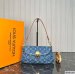 Louis Vuitton Monogram Denim Mini Pleaty