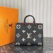 Louis Vuitton Onthego MM Bicolor Monogram Empreinte Leather