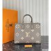 Louis Vuitton Onthego MM Bicolor Monogram Empreinte Leather
