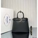 Prada Buckle Large Leather Handbag