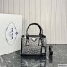 Prada Galleria Satin Small Bag With Crystals