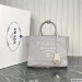 Prada Medium Linen Blend Tote Bag