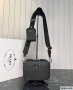 Prada Small Brique Leather Bag