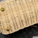 Prada Wicker and Canvas Tote bag