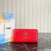 Saint Laurent Cassandre Metelasse Zip Around Wallet
