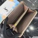Saint Laurent Cassandre Metelasse Zip Around Wallet