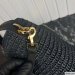 Saint Laurent Le 37 Raffia Bucket Bag
