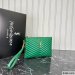 Saint Laurent Monogram Leather Pouch