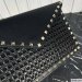 Valentino Garavani Rockstud Raffia Clutch Bag