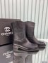Chanel Women Leather Boots