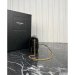Saint Laurent Gaby Chain Phone Holder In Quilted Lambskin